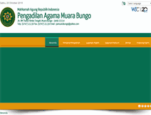 Tablet Screenshot of pa-muarabungo.go.id